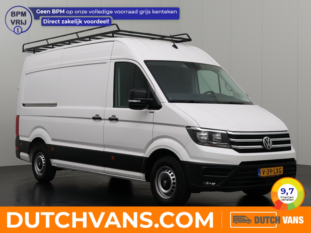Volkswagen Crafter - 2.0TDI 140PK DSG Automaat | Imperiaal | Navigatie | Camera | Airco | 3-Persoons | Cruise | - AutoWereld.nl
