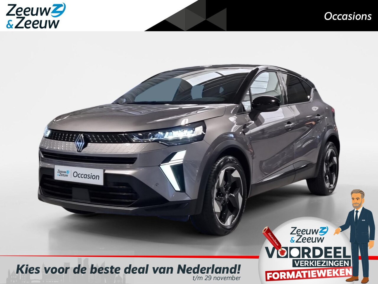 Renault Captur - 1.0 TCe 90 techno | 9,3" Navi | Camera | Parkeersensoren | Digital Cockpit | Climate Contr - AutoWereld.nl