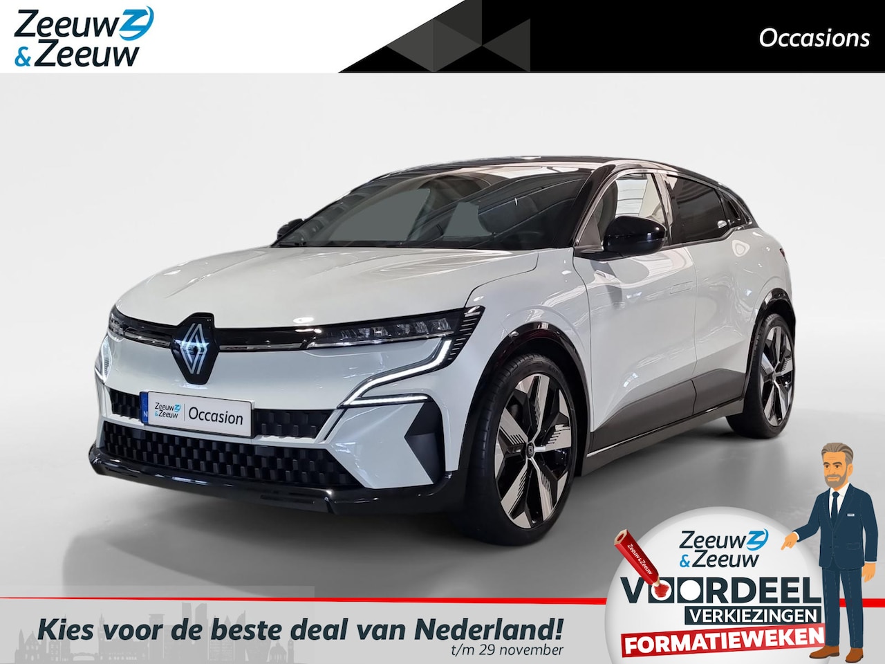 Renault Mégane E-Tech - EV40 Boost Charge Techno * Cruise Control Adaptief * Climate Control * Carplay * Winterpac - AutoWereld.nl