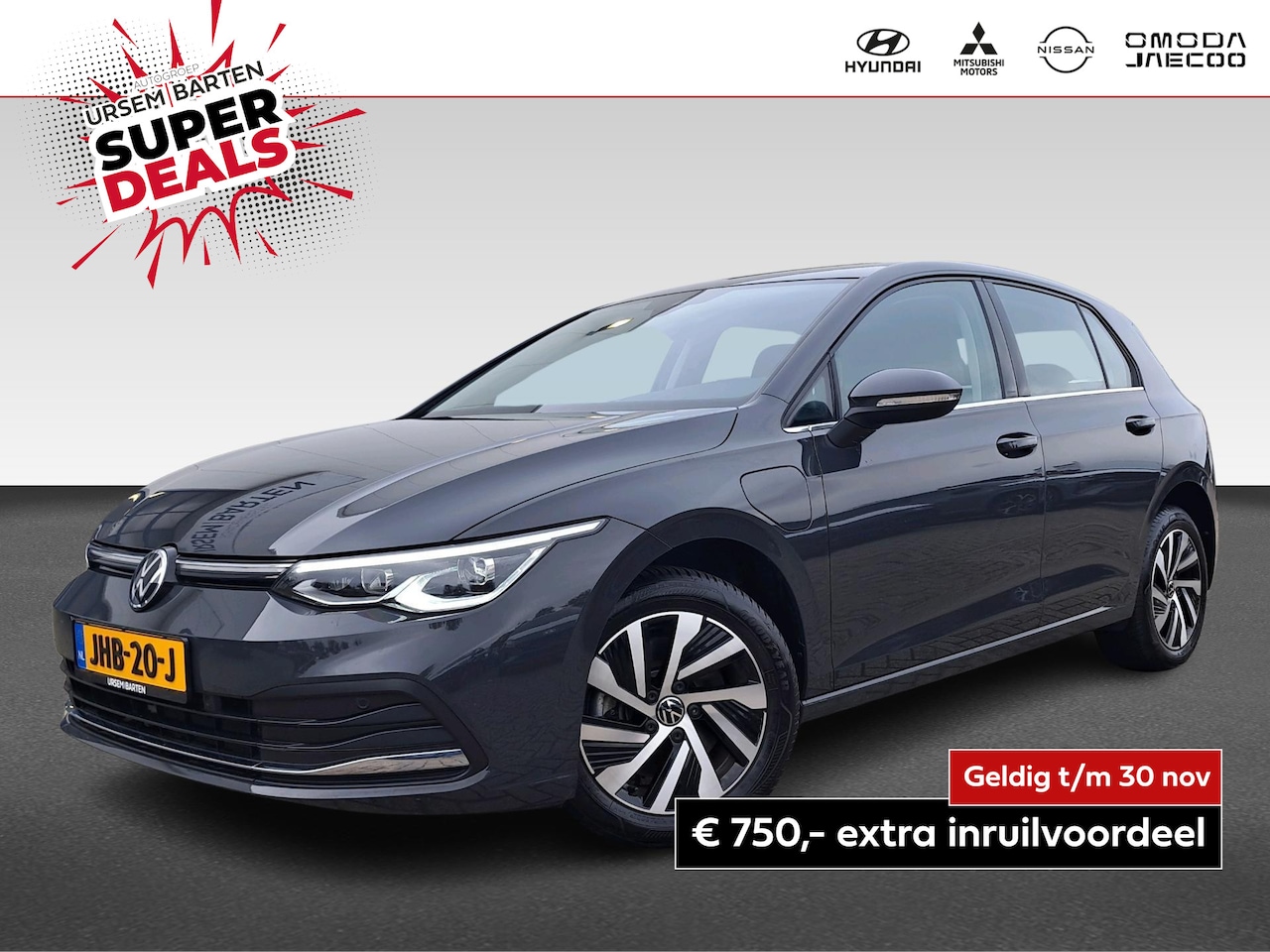 Volkswagen Golf - 1.4 eHybrid Style | Blind Spot | ACC | DCC | Stoelen met geheugen functie | IQ Light | - AutoWereld.nl