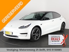 Tesla Model 3 - BLACKLINE BI-TONE PANO STD ACCUTEST 86% RWD 60 kWH LEDER.NAVI.CAMERA.AUTOPILOT, STOELVERWA