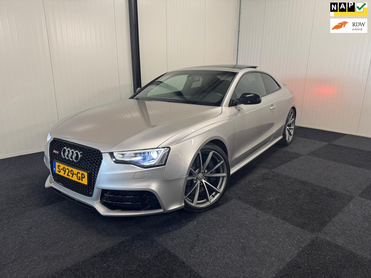 Audi RS5 - Coupé 4.2 FSI RS 5 Quattro 2014 UNIEK/SIMONS/RACEKAT/PANO/KEYLESS/B&O/MEMORY/LEDER/CAMERA/ - AutoWereld.nl