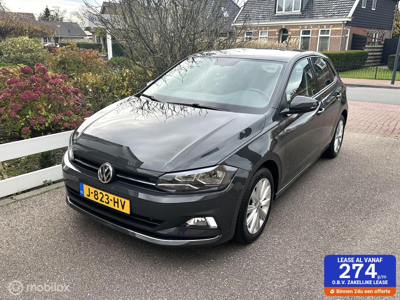 Volkswagen Polo - 1.0 TSI 95PK DSG AUTOMAAT HIGHLINE CARPLAY CLIMATE CONROLE SFEERVERLICHTING PARKEERSENSORE - AutoWereld.nl