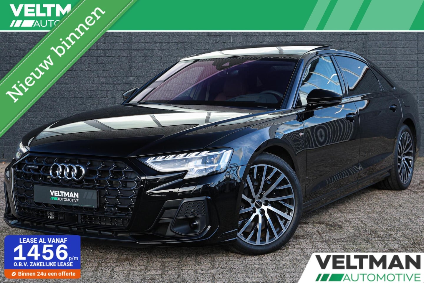 Audi A8 - 60 TFSI e quattro Lang PANO HEAD UP MASSAGE B&O NIEUW - AutoWereld.nl