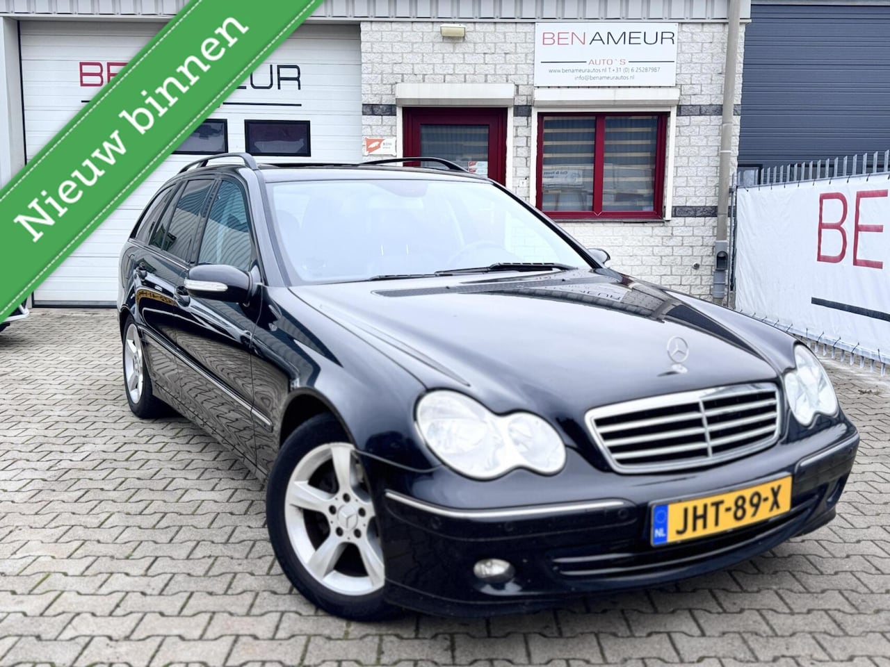 Mercedes-Benz C-klasse Combi - LPG 200 K. Avantgarde LPG Zonnedak/ Navi/ Leder - AutoWereld.nl