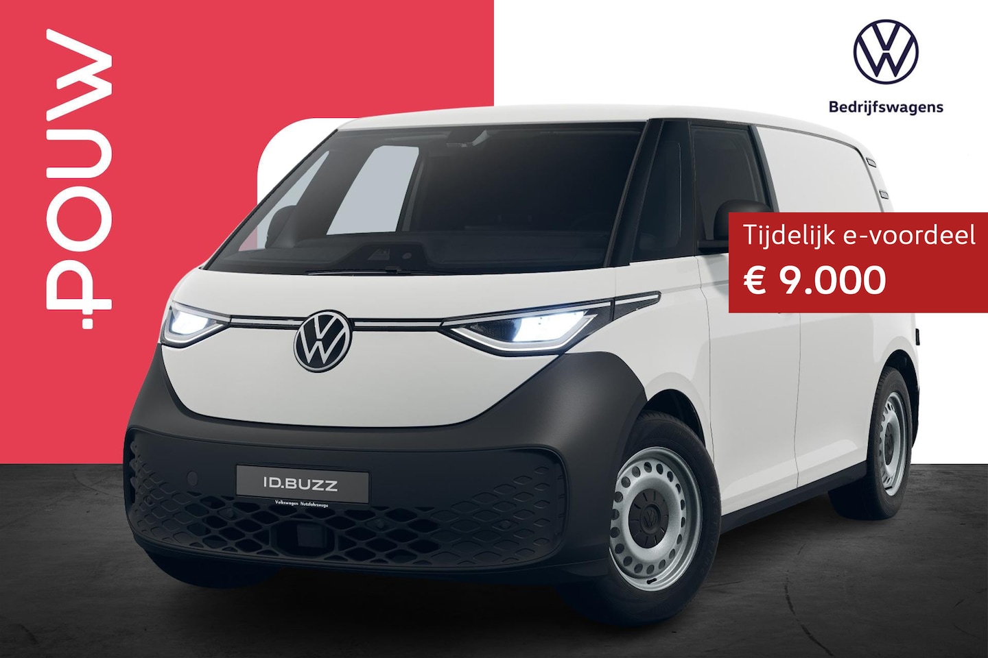 Volkswagen ID. Buzz Cargo - 286pk Economy Business 79 kWh | Comfort Pakket | Trekhaak Wegklapbaar - AutoWereld.nl