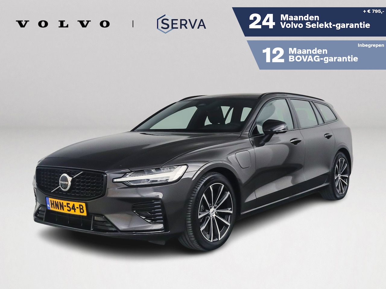 Volvo V60 - T6 Plug-in hybrid AWD Plus Dark | 360° camera | Harman Kardon | Stoel- en Stuurverwarming - AutoWereld.nl
