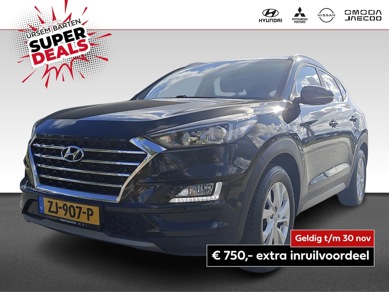 Hyundai Tucson - 1.6 T-GDI Comfort | Trekhaak | Navigatie | Achteruitrijcamera - AutoWereld.nl