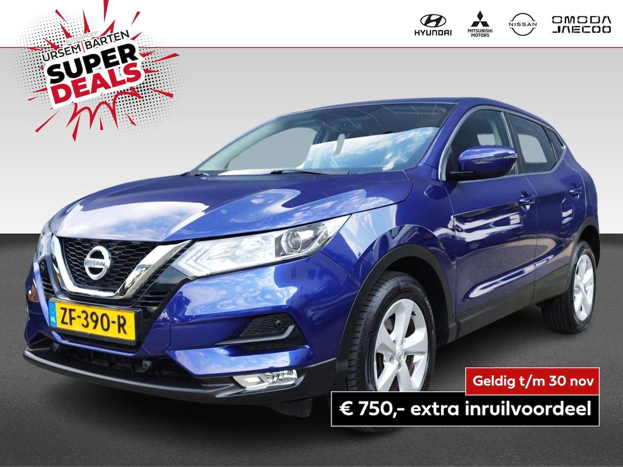 Nissan Qashqai - 1.3 DIG-T Acenta |  automaat | 160PK | Apple Carplay/Android Auto | - AutoWereld.nl