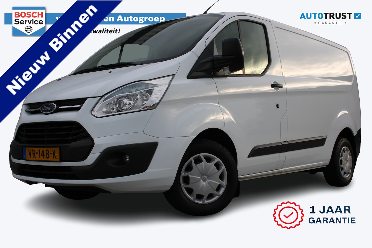 Ford Transit Custom - 290 2.2 TDCI L1H1 Trend | Incl. 12 maanden garantie | Cruise control | Airco | Bluetooth | - AutoWereld.nl