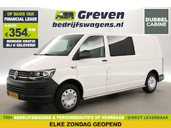 Volkswagen Transporter - 2.0 TDI L2H1 | 140PK | DC | Airco | Trekhaak | Elektrpakket
