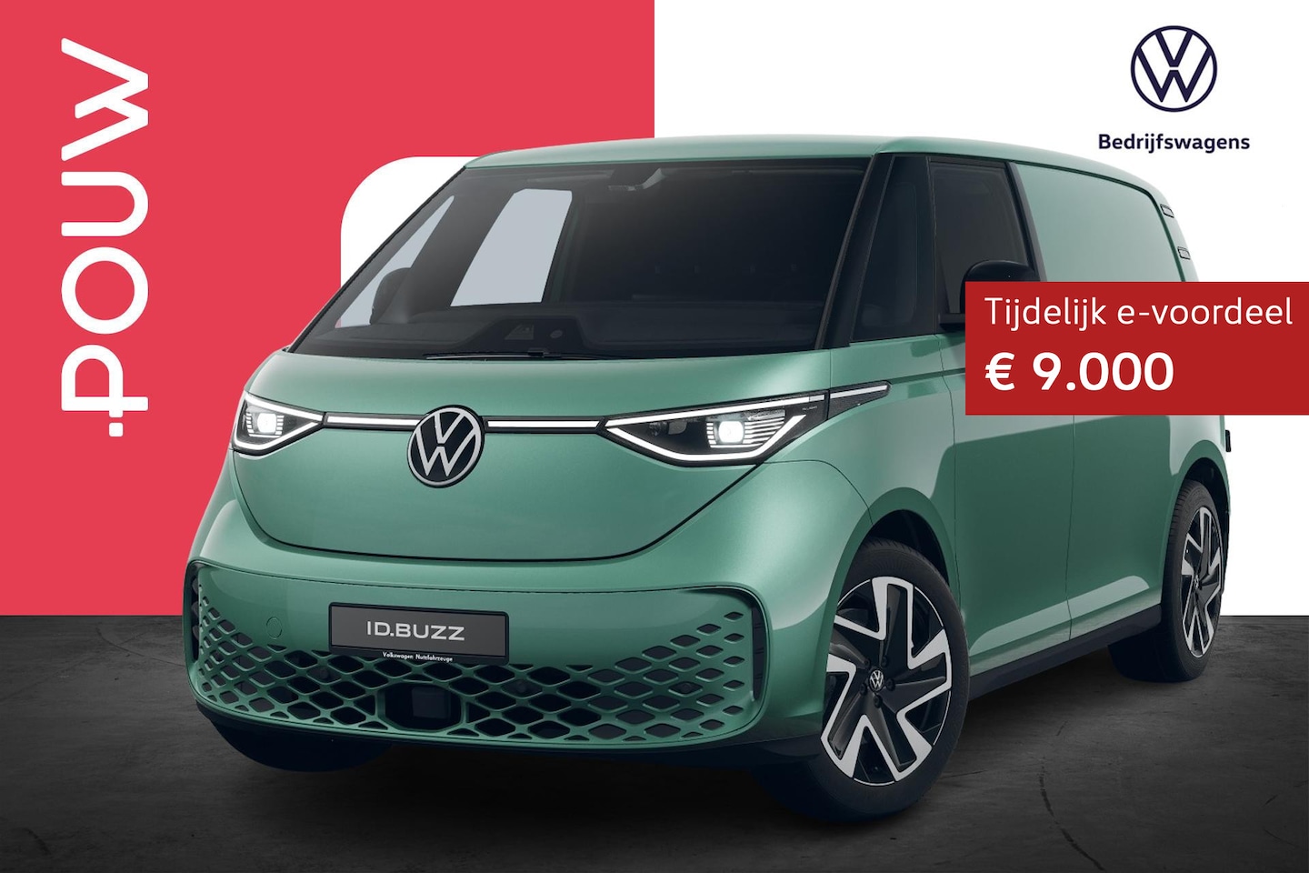 Volkswagen ID. Buzz Cargo - 340pk Bulli Edition 79 kWh 4MOTION | 20" Velgen | Stuurwiel Verwarmd - AutoWereld.nl