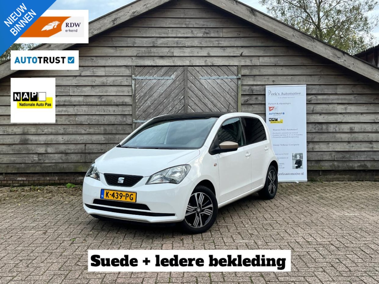 SEAT Mii - 1.0 Mii by Cosmopolitan Airco | Suede bekleding | Elektrische ramen | Lichtmetaal | Leuke - AutoWereld.nl