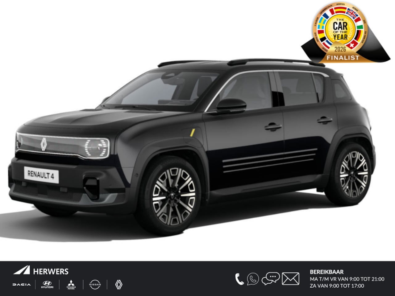 Renault 4 - comfort range iconic 52 kWh / voorraad actie infomeer naar de voorwaarden en beschikbaarhe - AutoWereld.nl