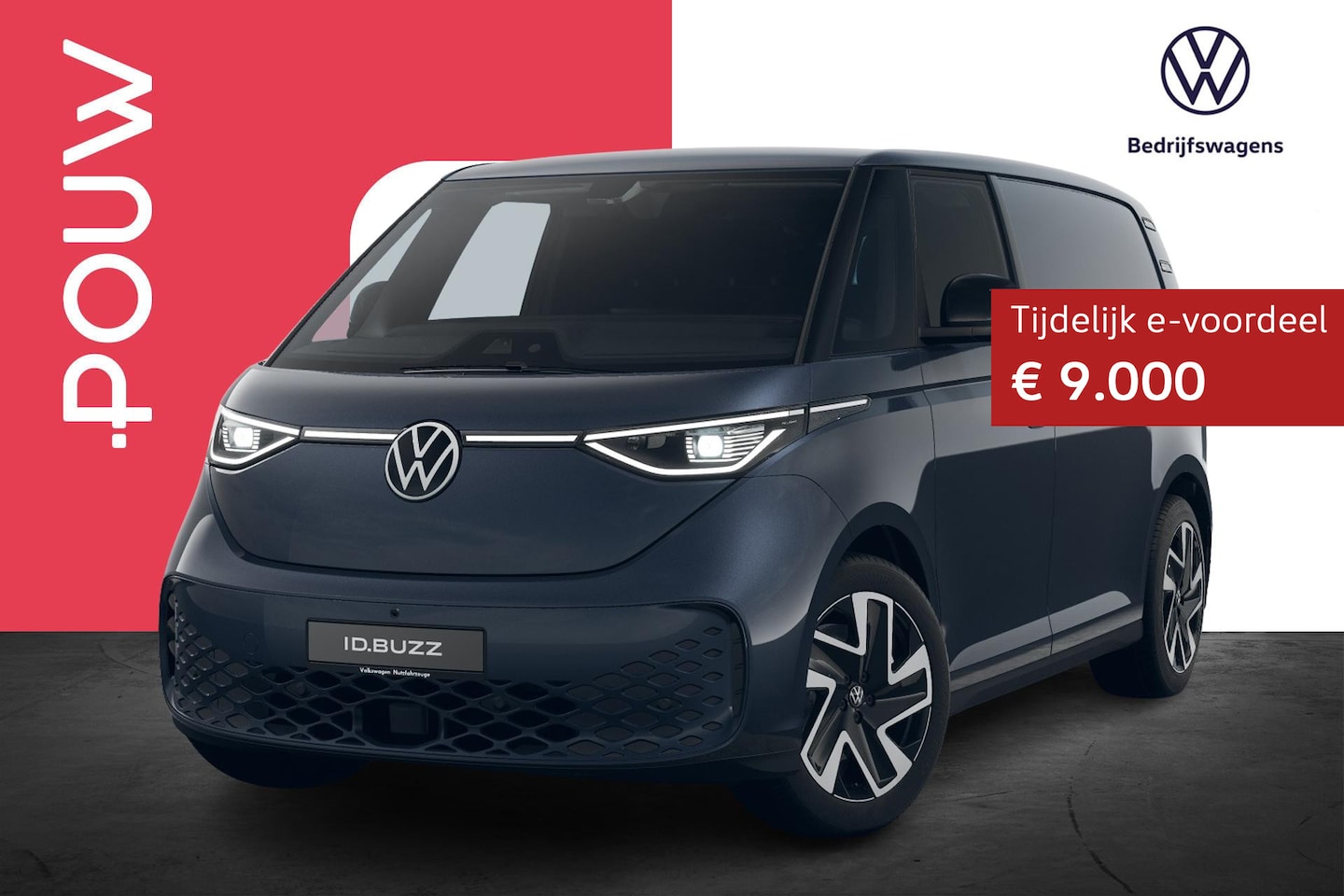 Volkswagen ID. Buzz Cargo - 286pk Bulli Edition 79 kWh | Rondomzicht Camera | Stuurwiel Verwarming - AutoWereld.nl