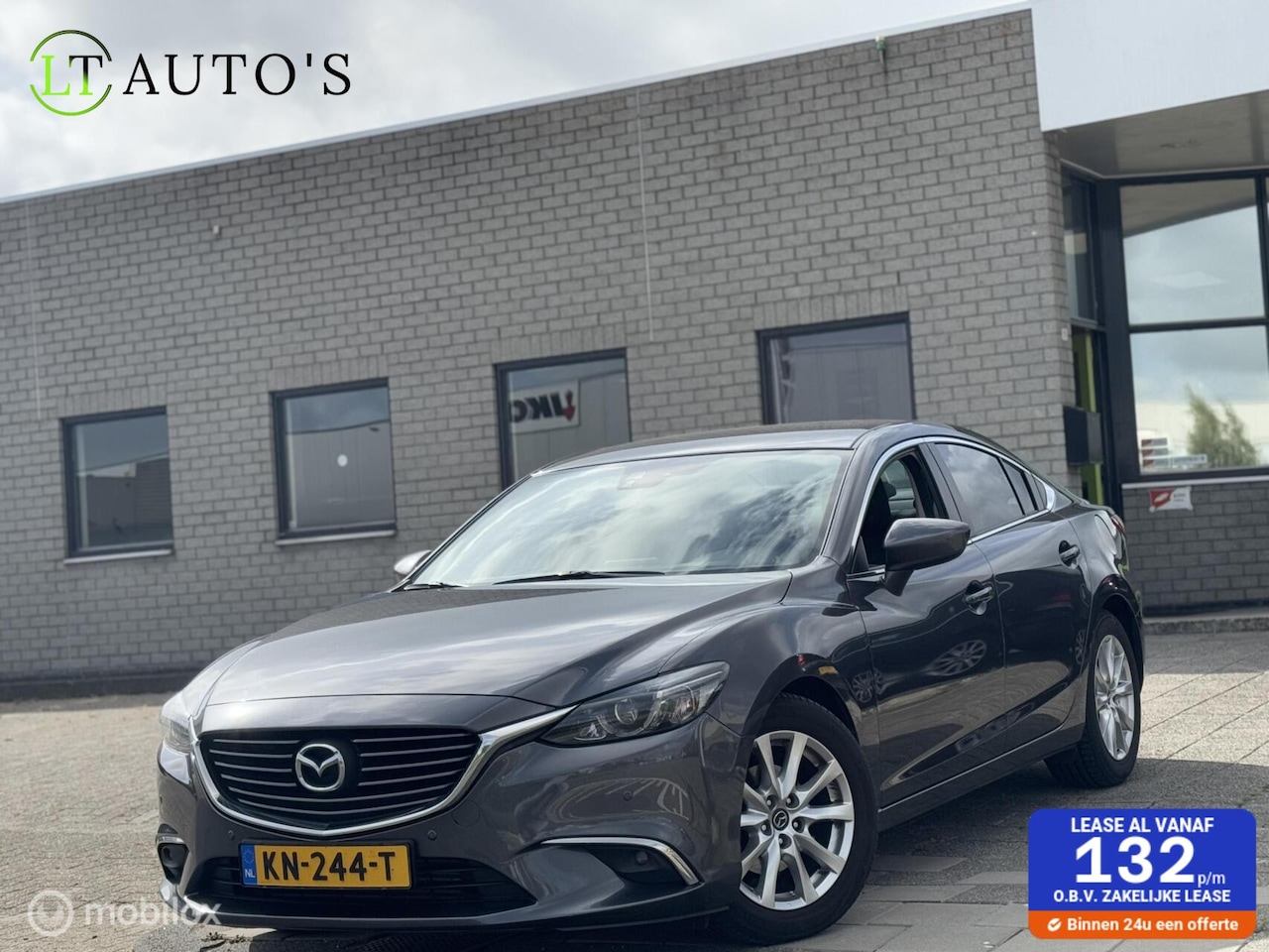 Mazda 6 - 2.2D SkyActiv-D 150 Skylease GT|Navi Leder Keyless - AutoWereld.nl