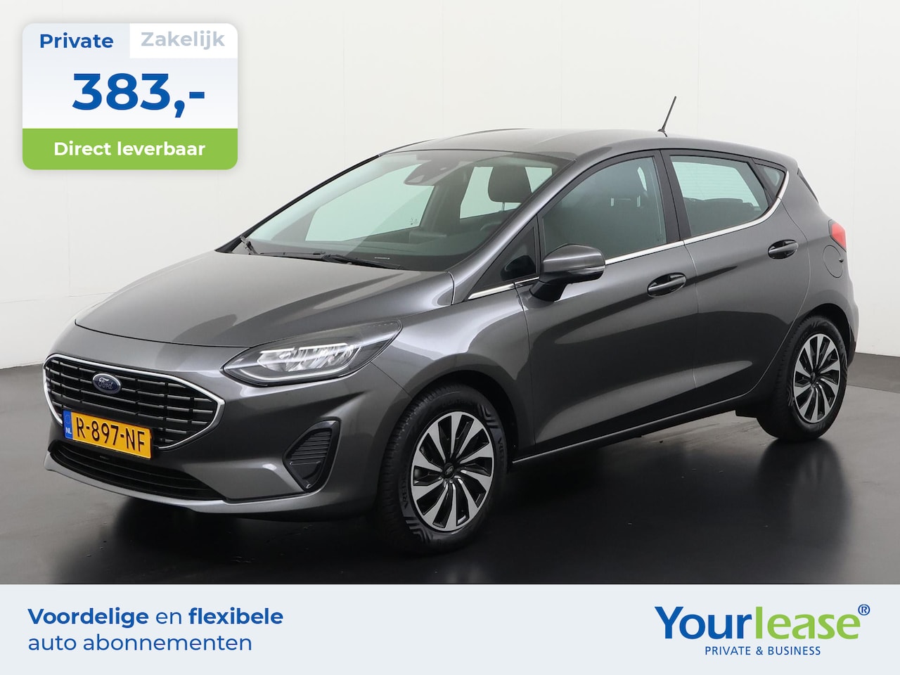 Ford Fiesta - 1.0 EcoBoost Titanium | All-in 383,- Private Lease | Direct uit voorraad - AutoWereld.nl