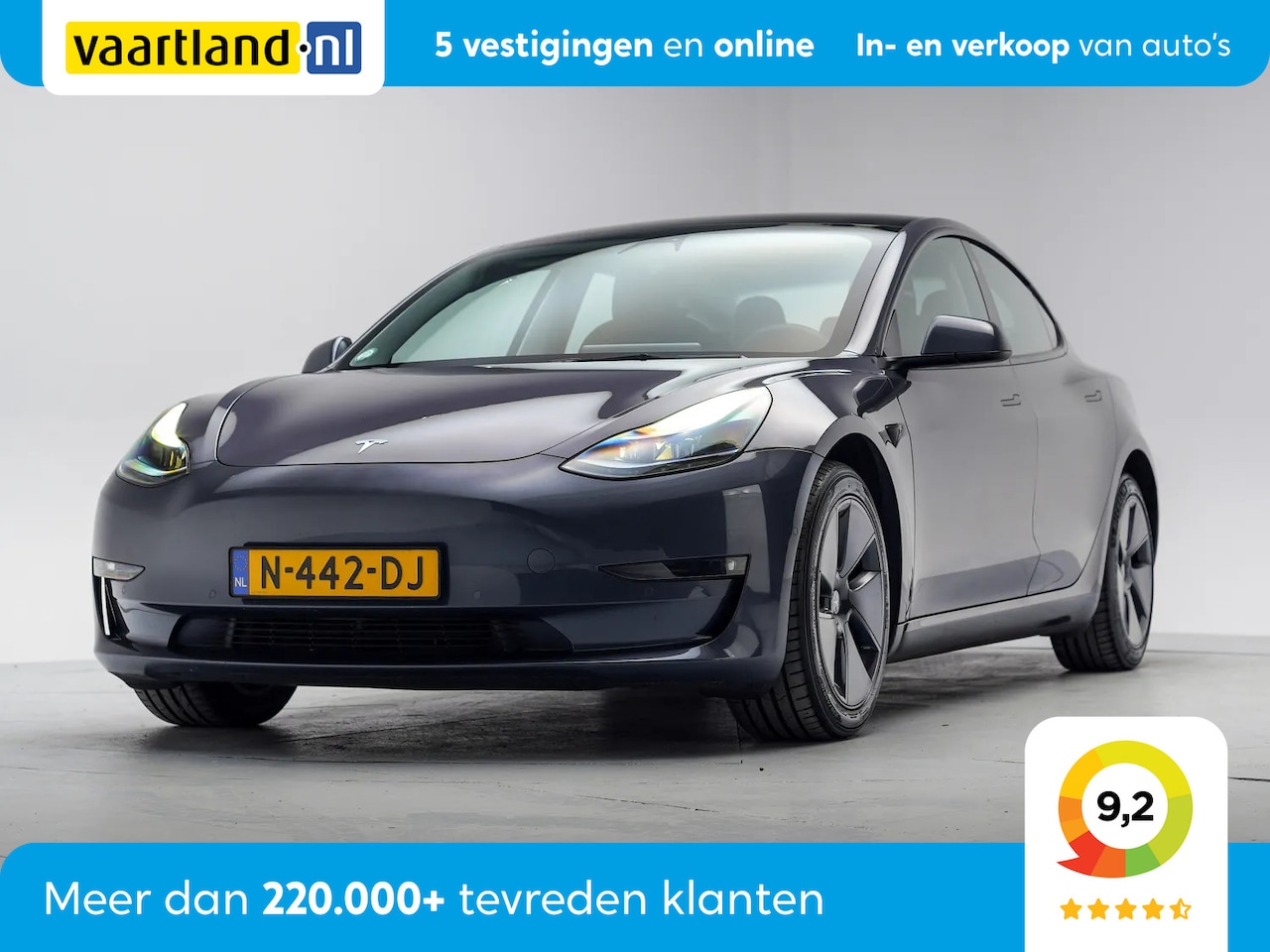 Tesla Model 3 - Long Range RWD Long Range AWD 75 kWh [ Panorama Leder Adapt.cruise ] - AutoWereld.nl