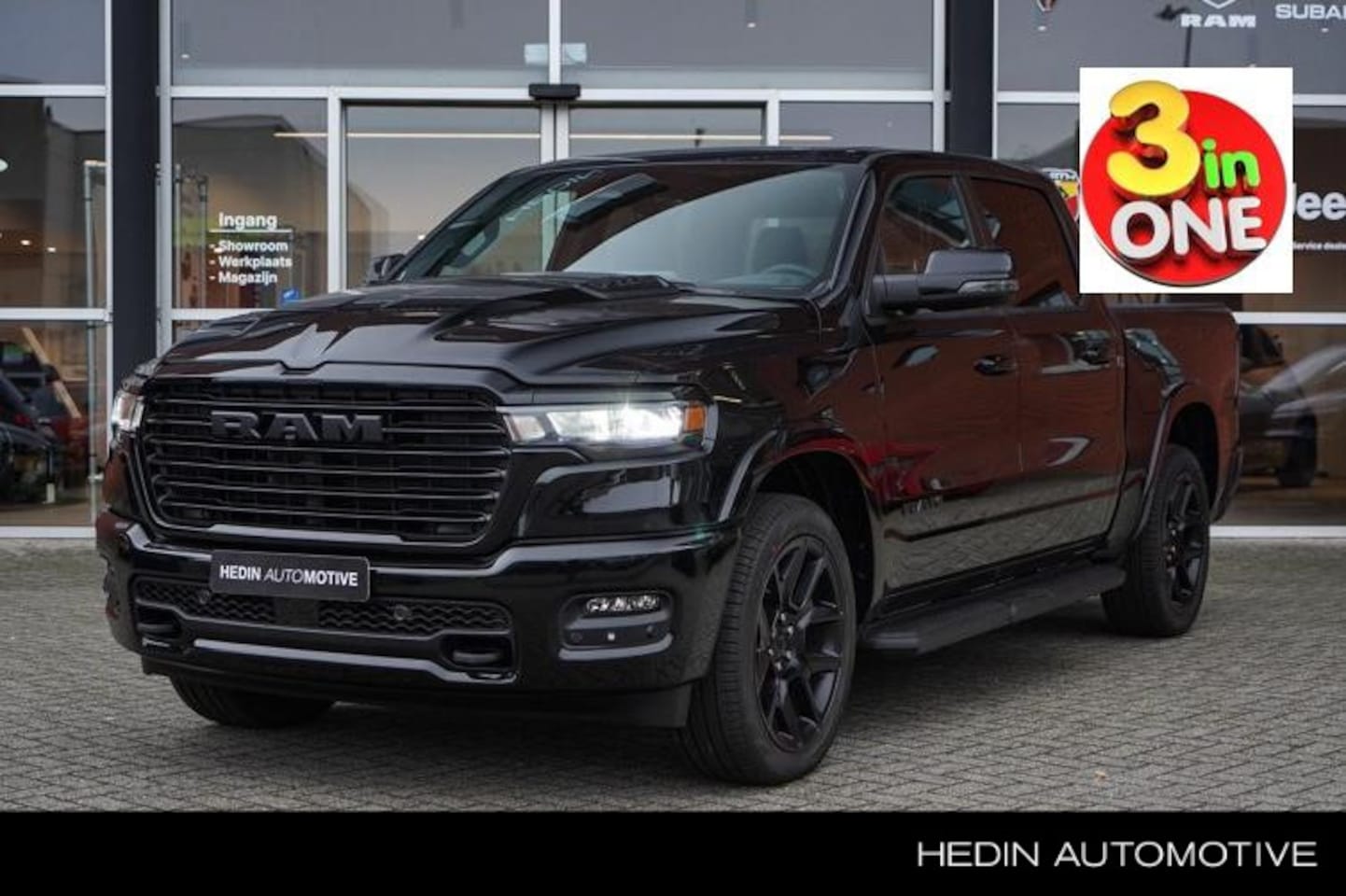 Dodge Ram 1500 - 3.0L 6-Cilinder Laramie Night BPM VRIJ! | 14,4 scherm + 10.2 inch passagiersscherm | Incl. - AutoWereld.nl