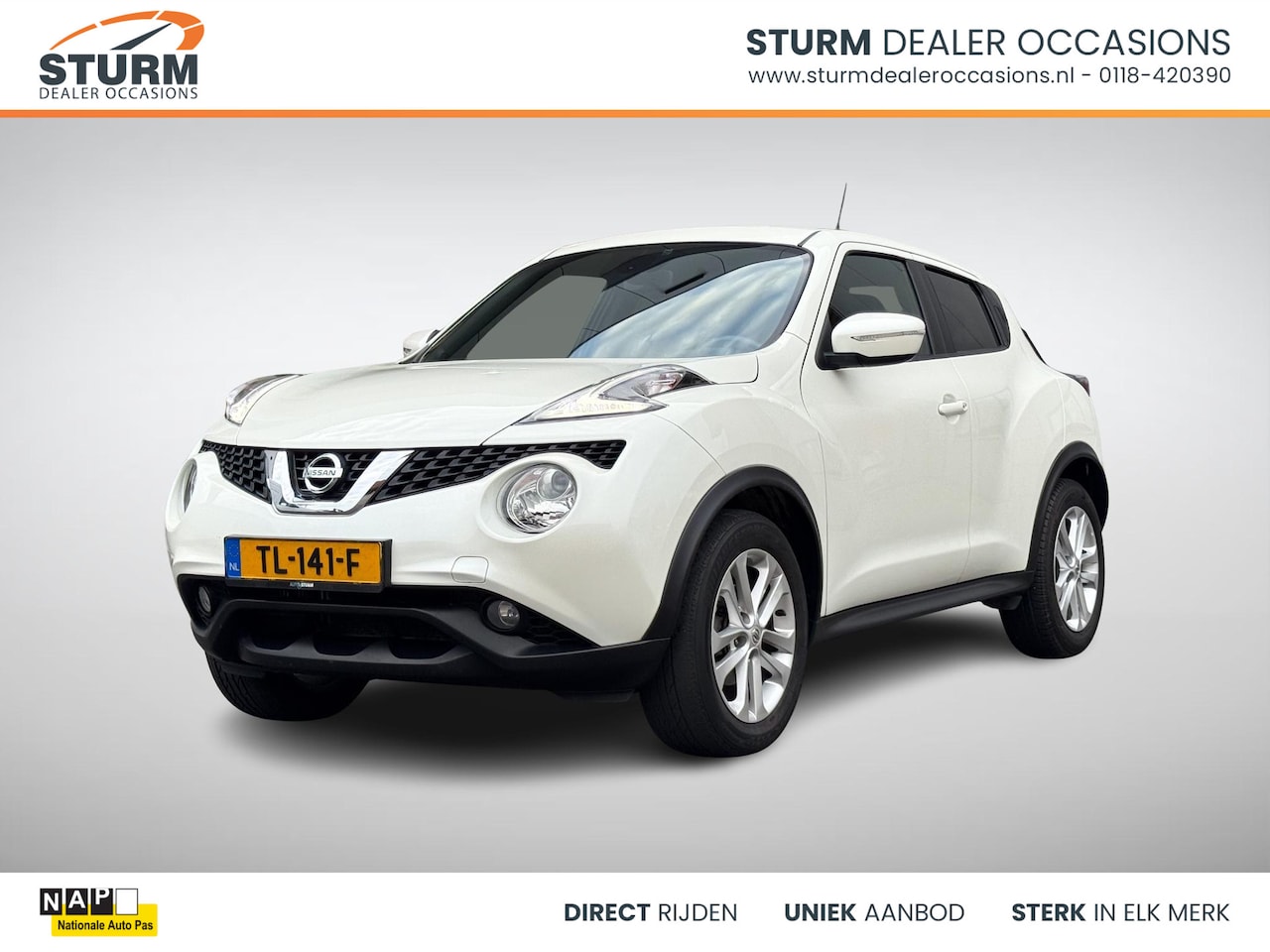 Nissan Juke - 1.2 DIG-T S/S N-Connecta NL-Auto incl. Afneembare Trekhaak! - AutoWereld.nl