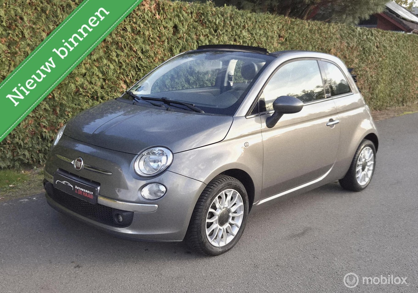 Fiat 500 C - 1.2 Lounge Leder Airco Pdc - AutoWereld.nl