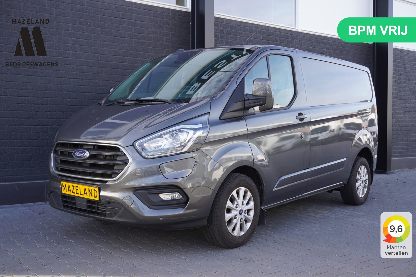 Ford Transit Custom - 1.0 125PK EcoBoost Hybride Benzine Automaat - Airco - Navi - Cruise - €23.950,- Excl. - AutoWereld.nl