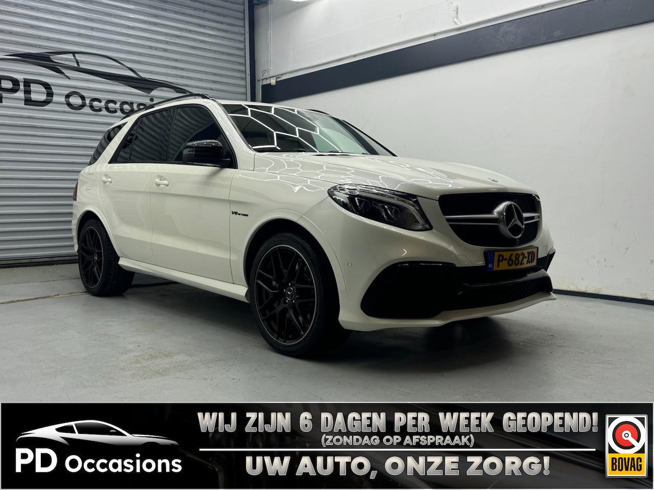 Mercedes-Benz GLE-Klasse - AMG 63 4MATIC - (360) Camera - Luchtvering - Leer - Pano -Memory - AutoWereld.nl