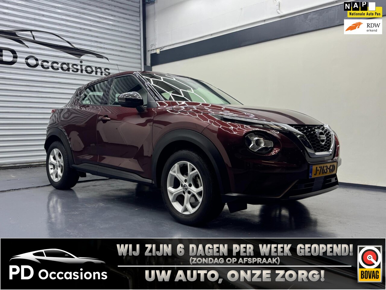 Nissan Juke - 1.0 DIG-T Acenta - Camera - Stoelverw. - Cruise - Clima - Carplay - AutoWereld.nl