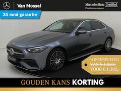 Mercedes-Benz C-klasse - 180 AMG Line Privacy Glass / Sfeerverlichting / Stoelverwarming / Achteruitrijcamera / Dod