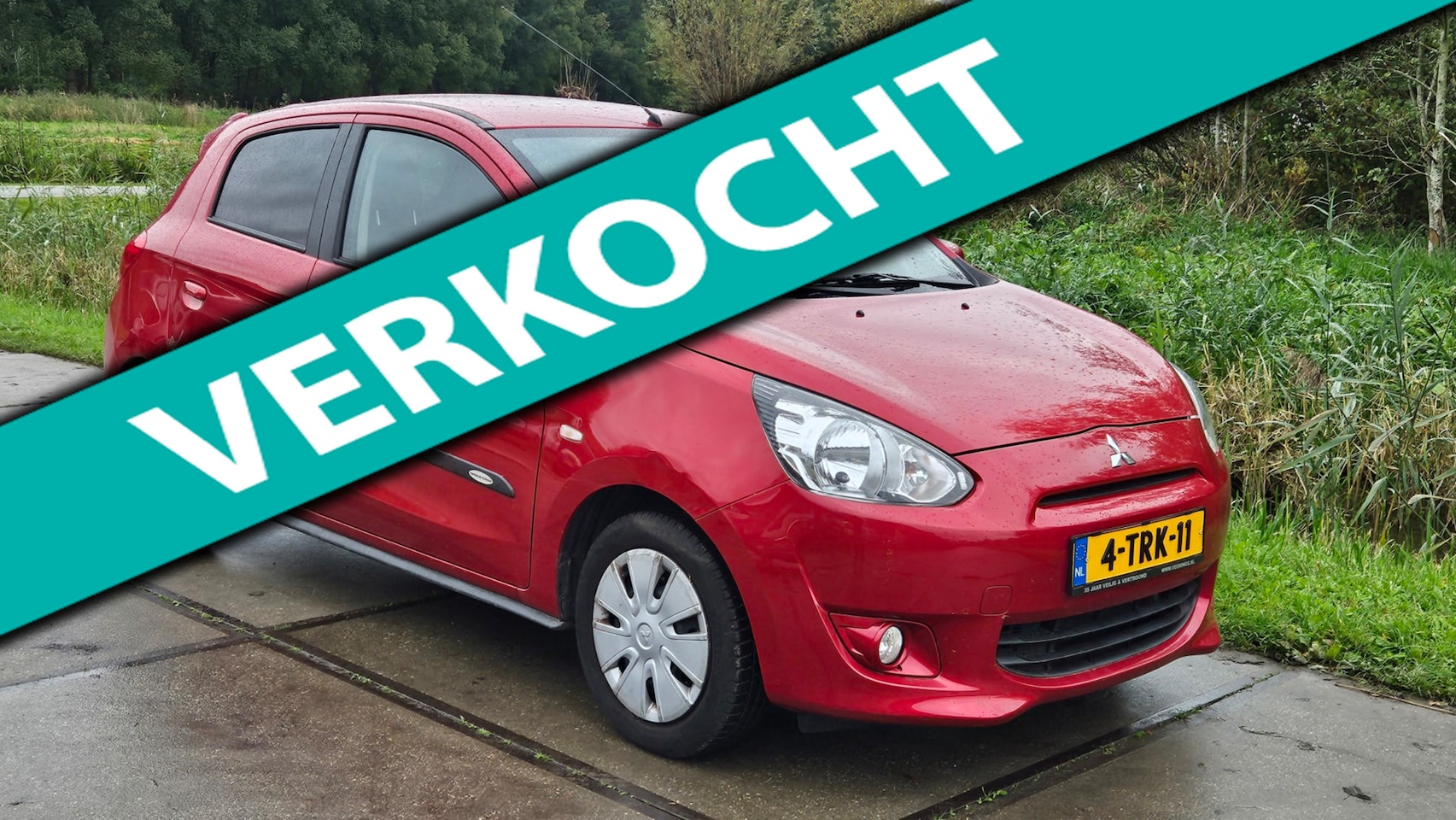 Mitsubishi Space Star - Automaat met achterschade en zijschade recht op zijn wielen - AutoWereld.nl