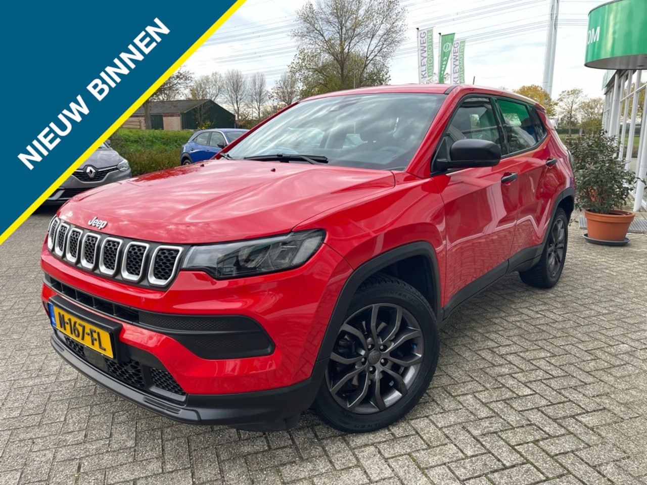 Jeep Compass - 1.3T Sport 130PK Carplay, Lm velg, 18 inch - AutoWereld.nl