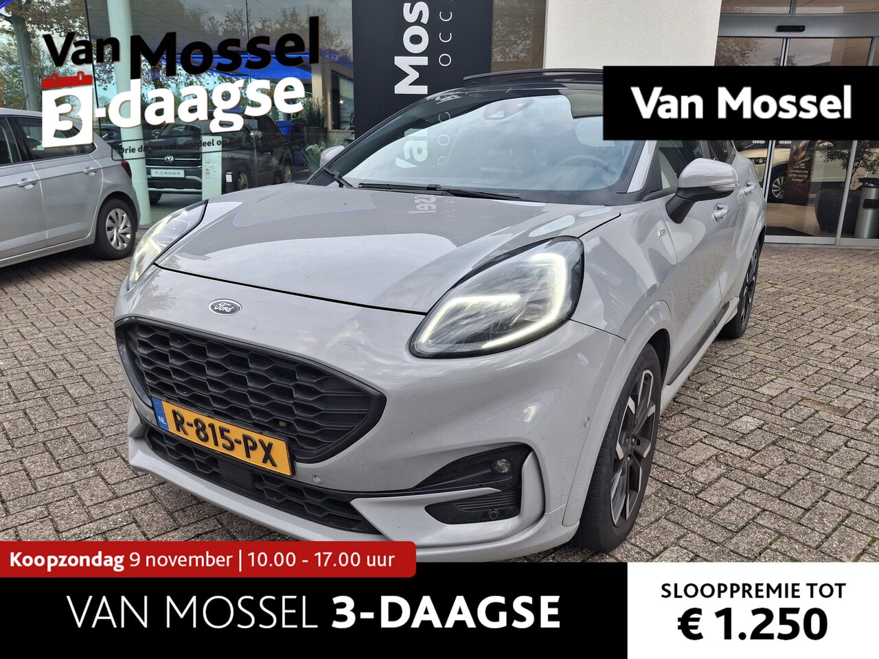 Ford Puma - 1.0 EcoBoost Hybrid ST-Line X | NAVIGATIE | ACHTERUITRIJCAMERA | PANORAMADAK | HALF LEDERE - AutoWereld.nl