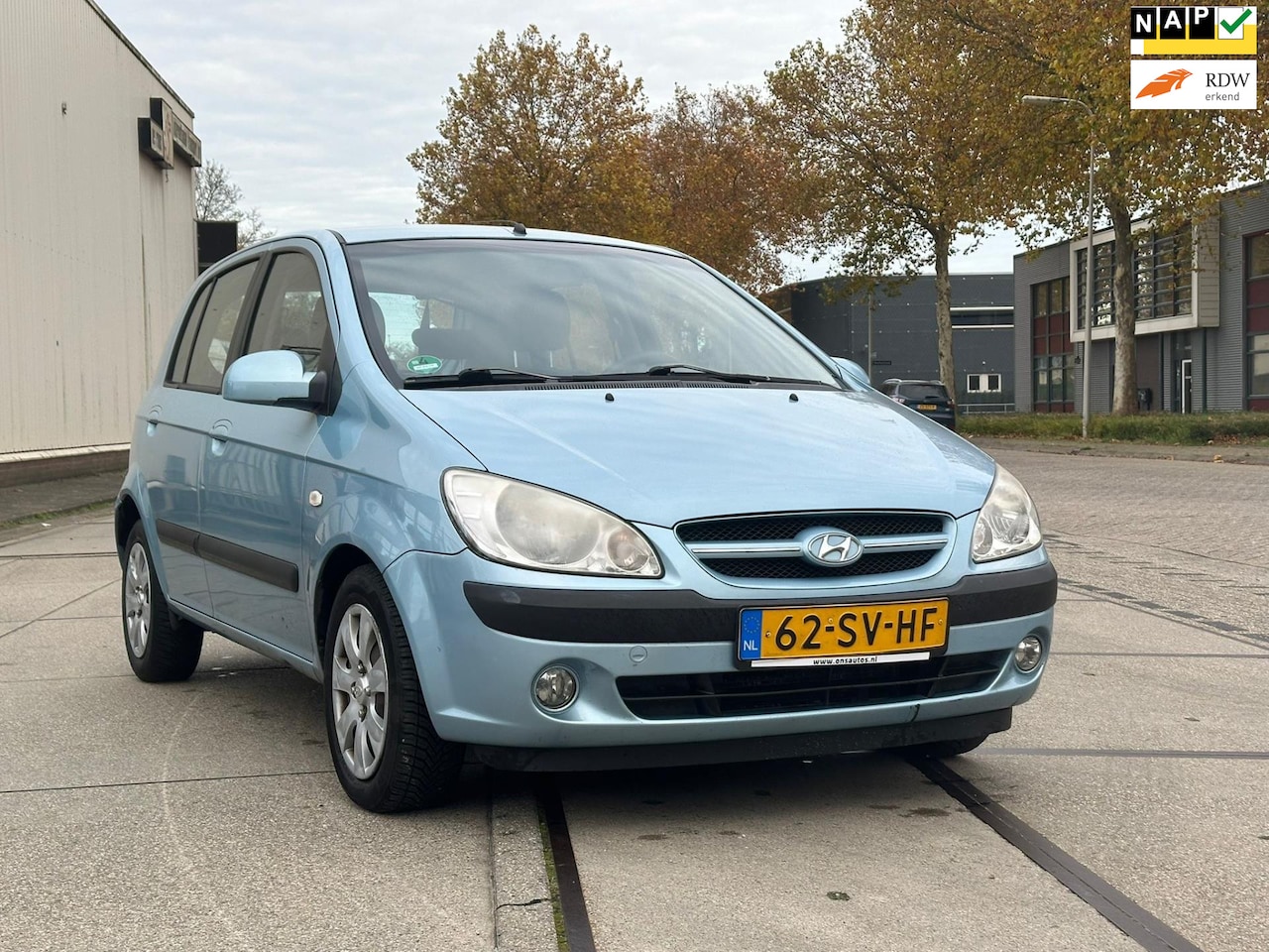 Hyundai Getz - 1.4i Dynamic 5drs Automaar Airco Nap - AutoWereld.nl