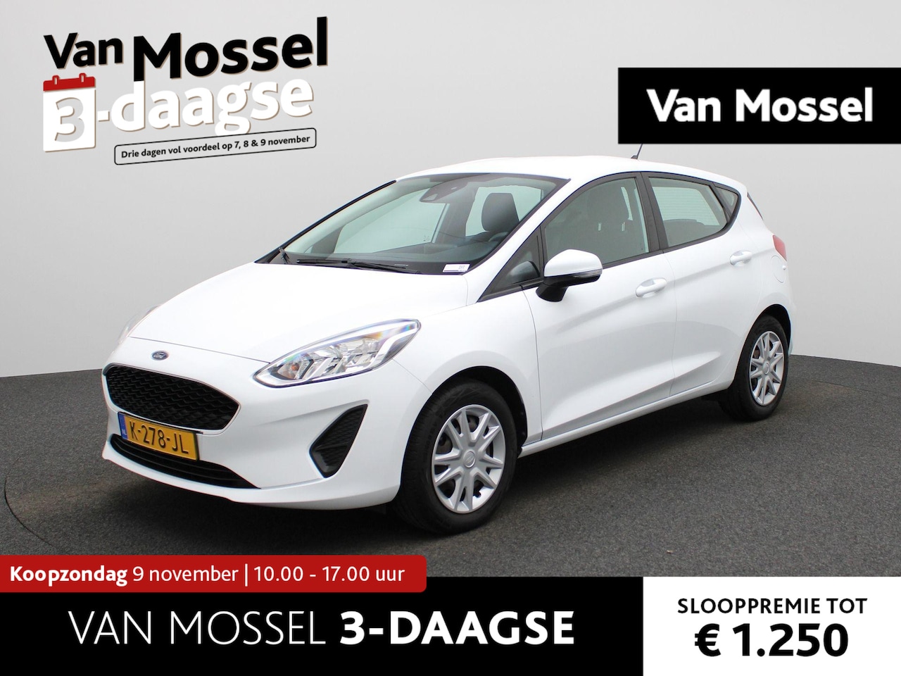 Ford Fiesta - 1.0 EcoBoost Connected | Airco | DAB | Bluetooth | Cruise control | - AutoWereld.nl