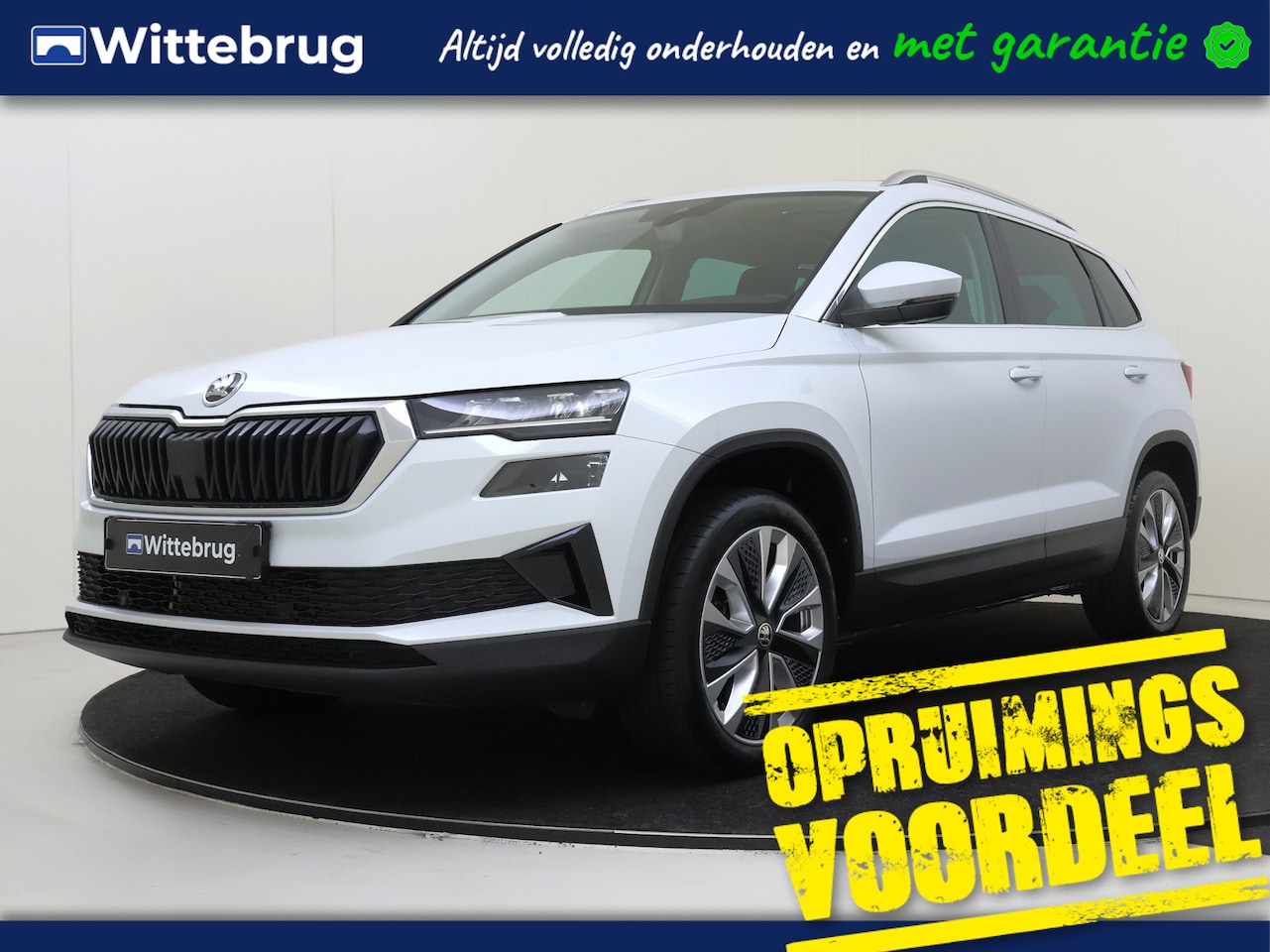 Skoda Karoq - 1.5 TSI ACT Sportline Business Automaat | Panoramadak | Apple Carplay | Camera | Elektr. A - AutoWereld.nl
