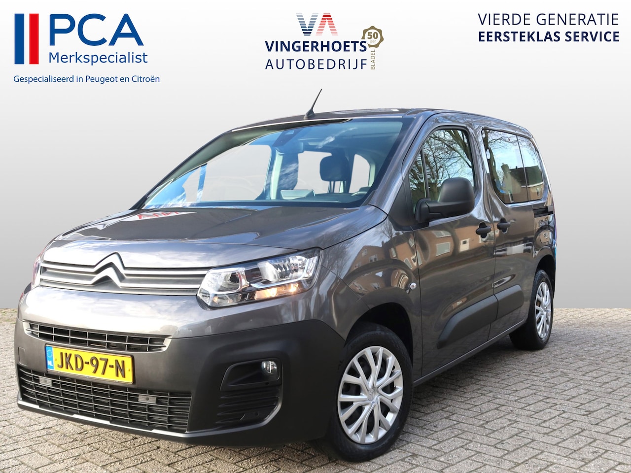 Citroën Berlingo - 110 Pk Benzine 5-Persoons *Origineel  Navigatie * Cruise Control * Airco * Hoge Zit * DAB - AutoWereld.nl