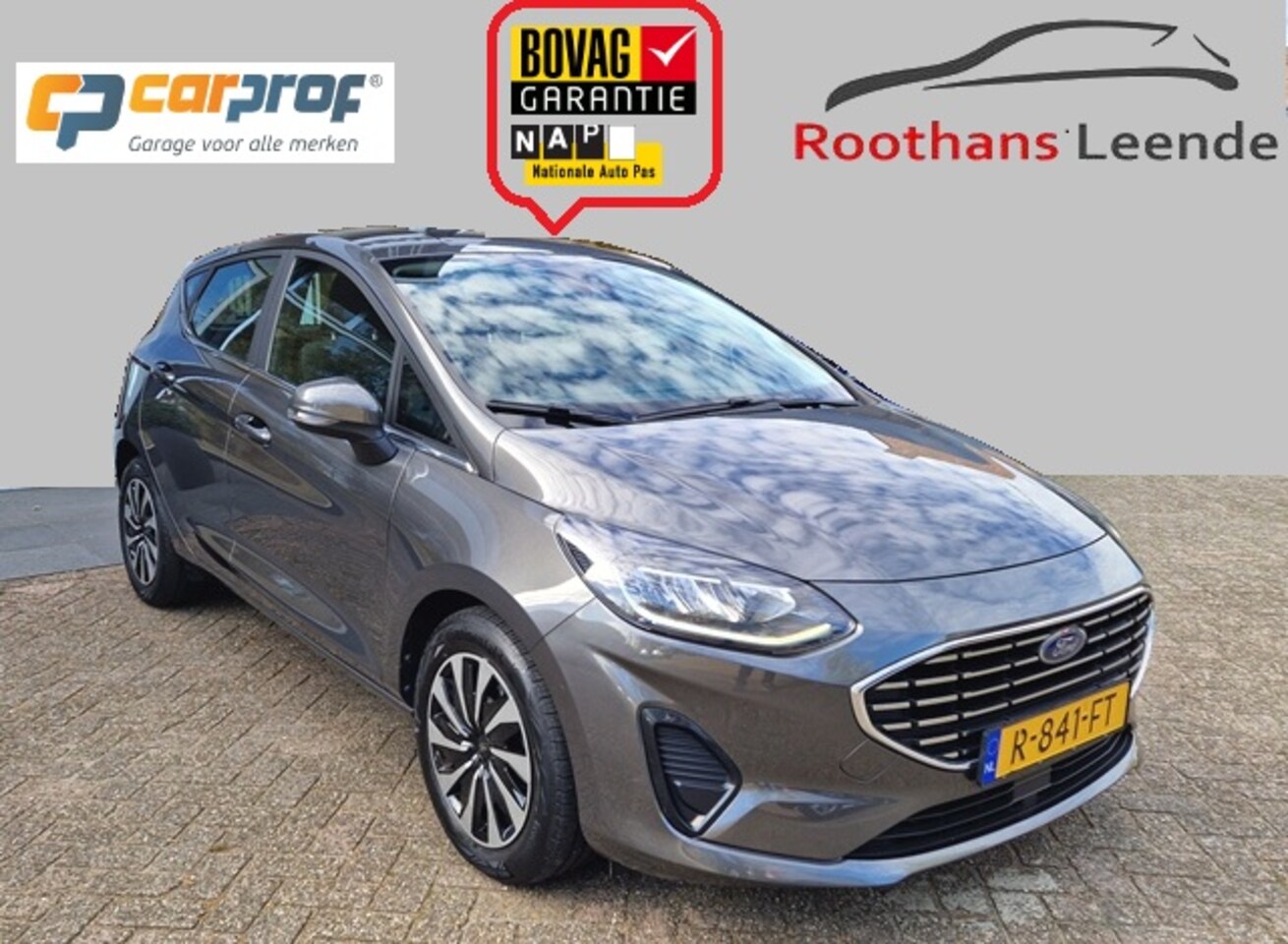 Ford Fiesta - 1.0 125PK EcoBoost Mild-Hybrid A/T Titanium Apple Carplay & Android Auto - AutoWereld.nl