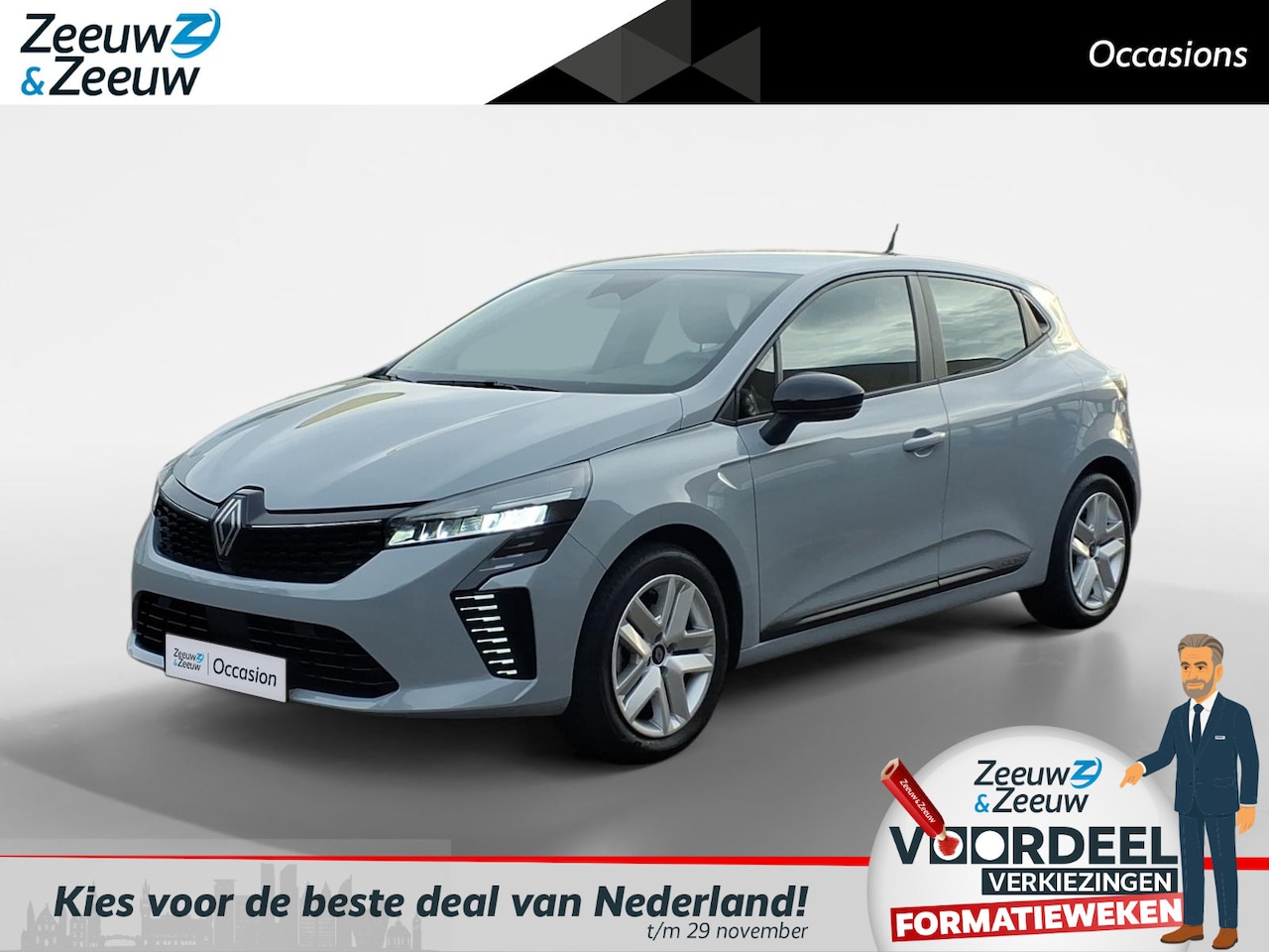 Renault Clio - 1.6 E-Tech Full Hybrid 145 evolution Automaat |Navigatie |1e eigenaar | Parkeersensoren | - AutoWereld.nl