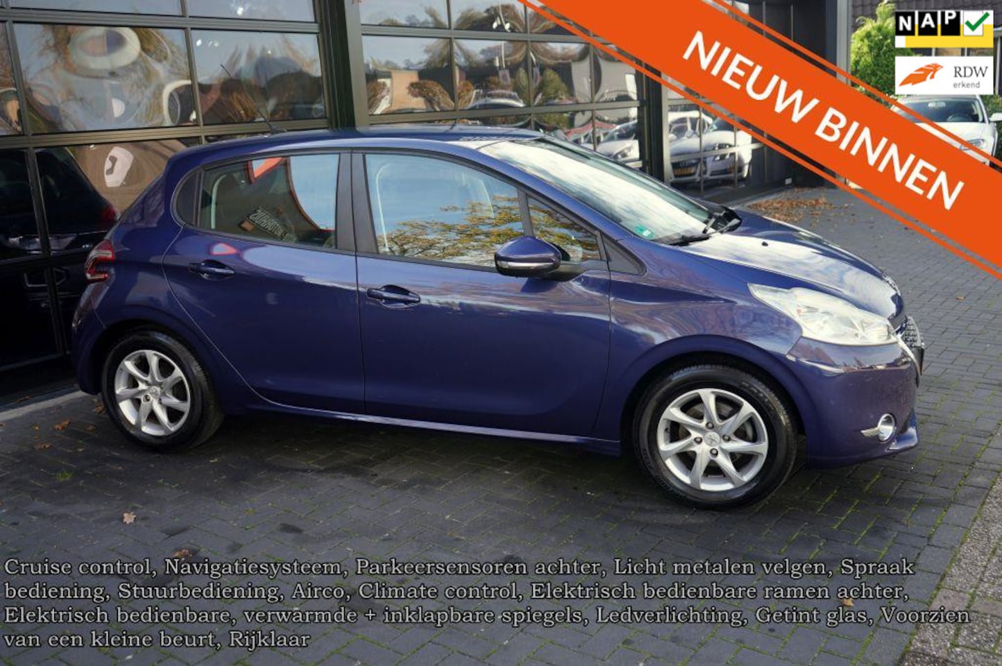 Peugeot 208 - 1.2 Vti Blue Lease 1.2 VTi Blue Lease, Clima, CC, PDC, Trekhaak, Navi - AutoWereld.nl