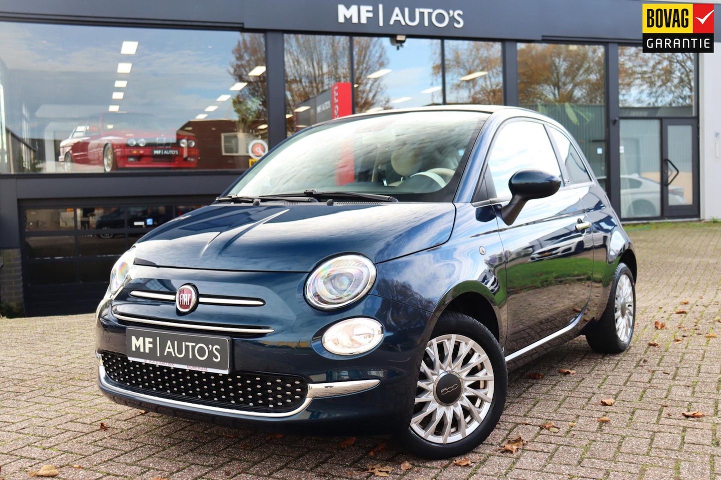Fiat 500 C - 1.0 Hybrid Lounge Cabrio|Navi|PDC|Cruise|DAB+|Airco - AutoWereld.nl
