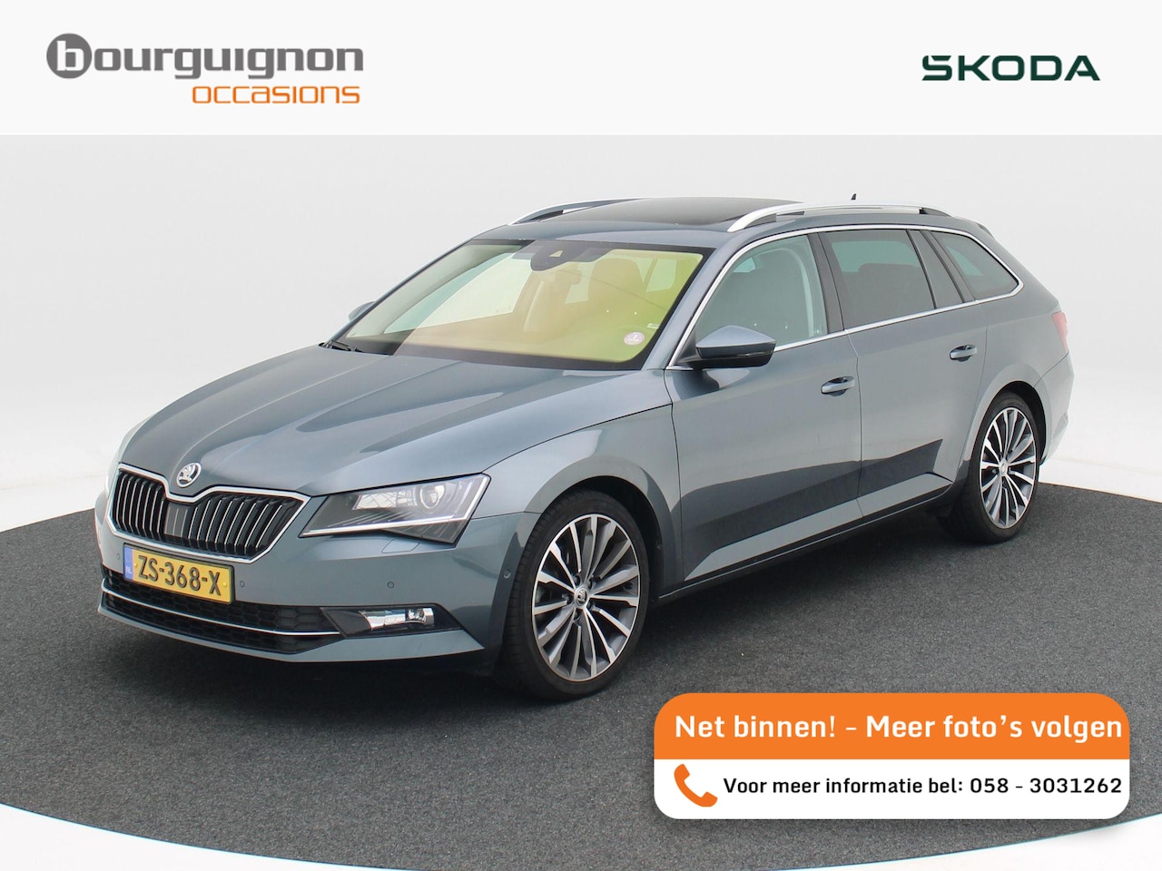 Skoda Superb Combi - 1.5 TSi 150 Pk Automaat ACT Style Business | Panoramadak | Canton Audio | Elektrische Stoe - AutoWereld.nl