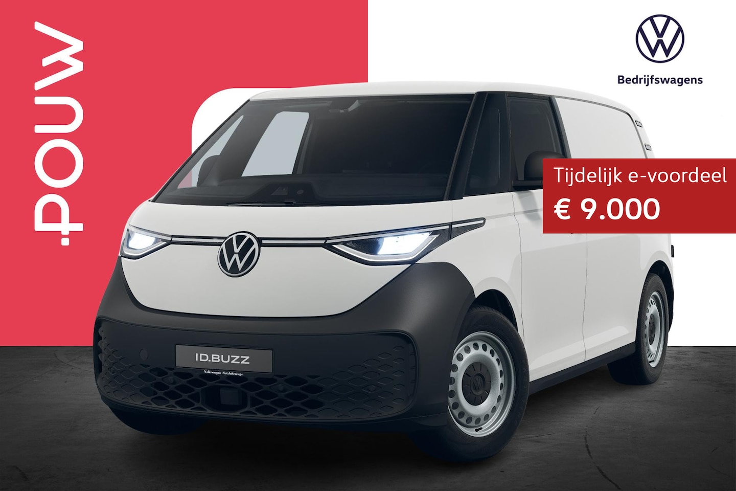 Volkswagen ID. Buzz Cargo - 286pk Economy Business 79 kWh | Stoelen Pakket | Trekhaak Wegklapbaar - AutoWereld.nl