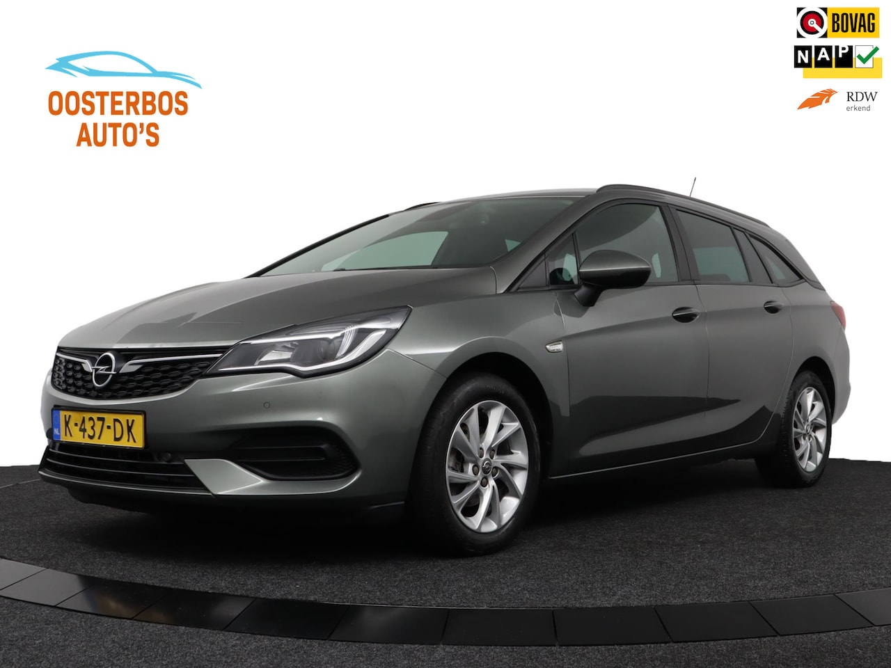 Opel Astra Sports Tourer - 1.2 Edition 110pk - AGR stoelen/DAB/Carplay/Navi/PDC voor en achter - AutoWereld.nl