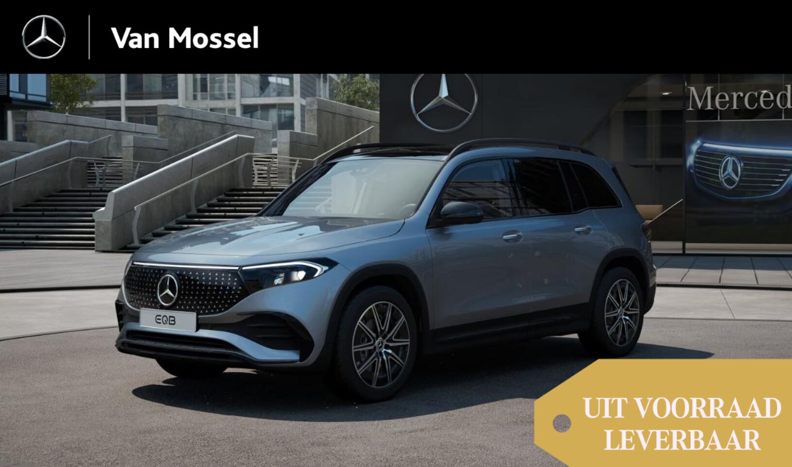 Mercedes-Benz EQB - 250+ Business Solution AMG 71 kWh / Memory-Stoelen / Panaroma-dak / Burmester / 360Graden- - AutoWereld.nl