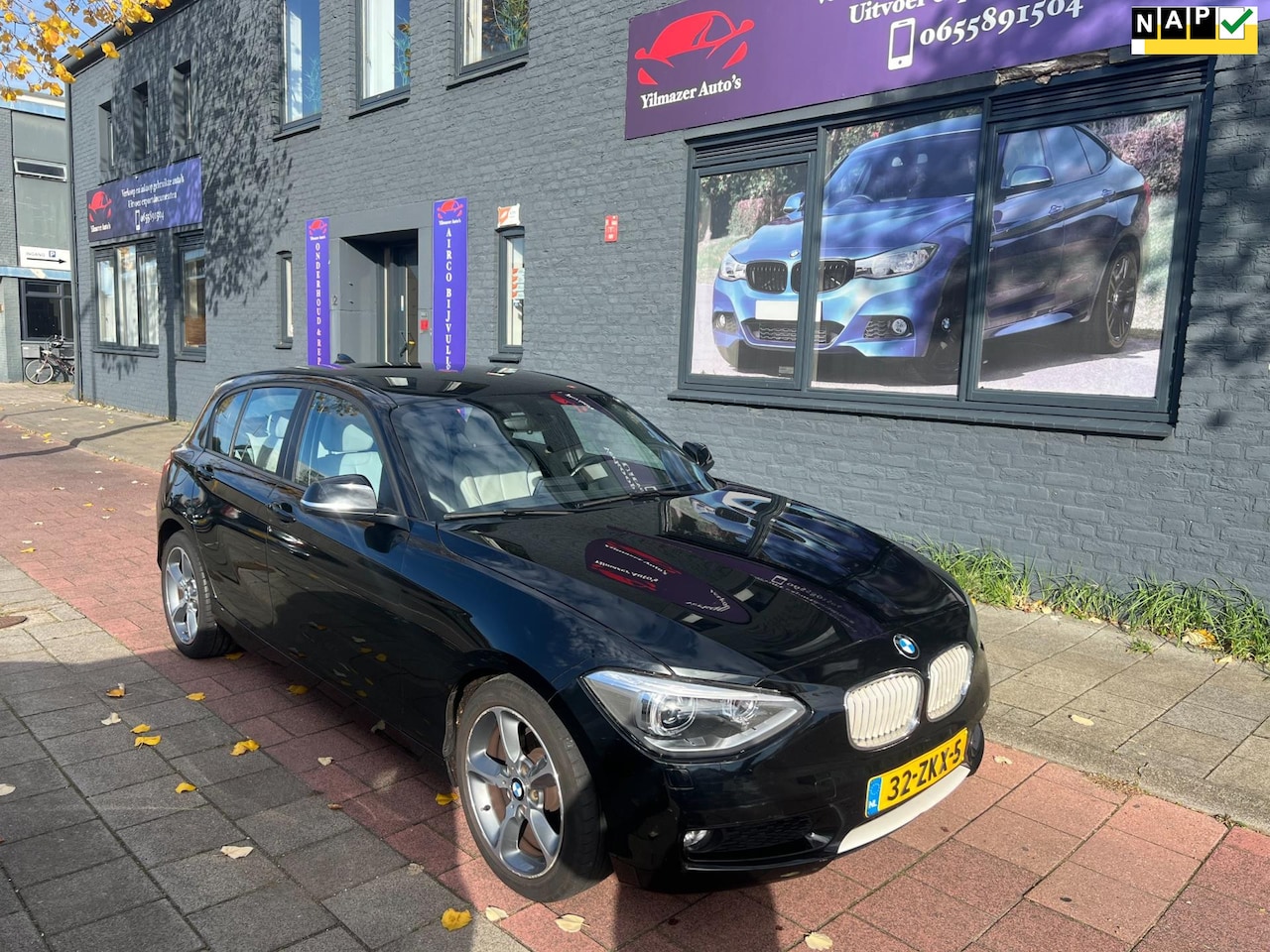 BMW 1-serie - 116i Upgrade Edition leder navi automaat nap - AutoWereld.nl