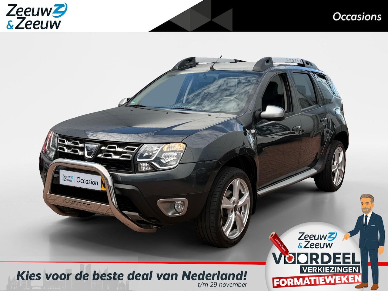 Dacia Duster - 1.2 TCe 4x2 Prestige | Trekhaak | Bluetooth | Navigatie | Parkeersensoren | Volledig Onder - AutoWereld.nl