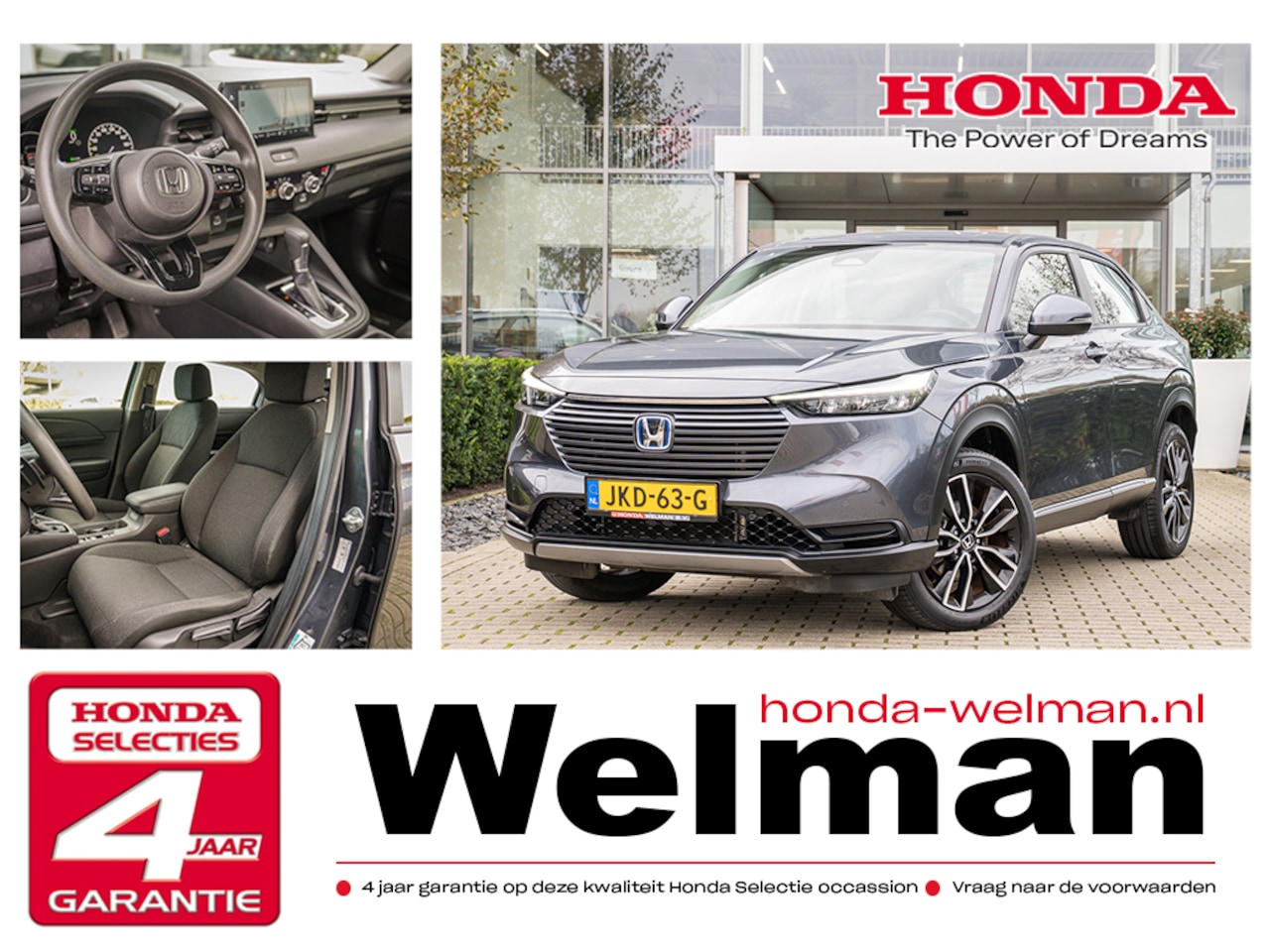 Honda HR-V - 1.5i e:HEV ELEGANCE - FULL HYBRID - AUTOMAAT - AutoWereld.nl