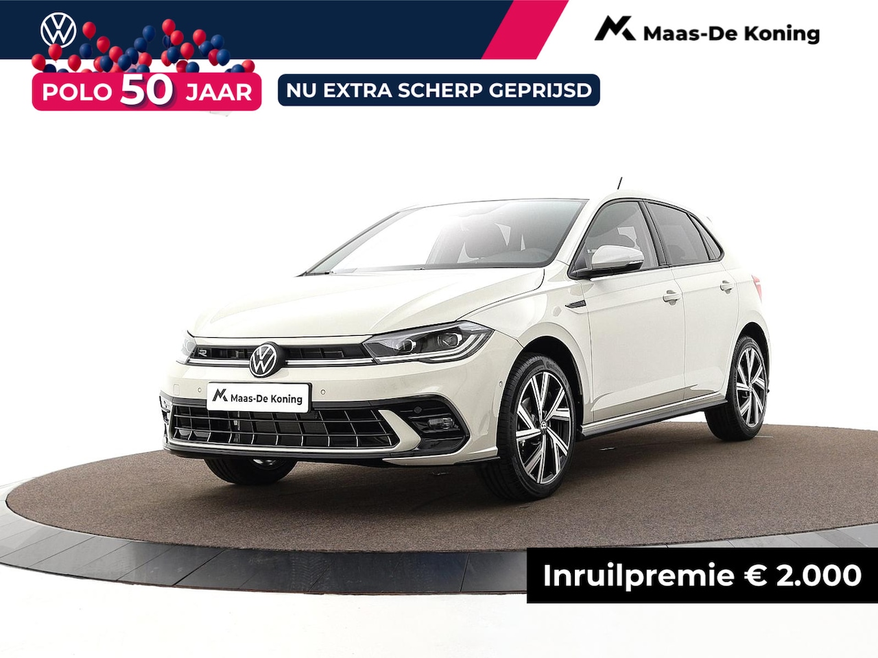 Volkswagen Polo - R-Line Edition 1.0 TSI 95 PK 7 versn. DSG Versn. DSG | Voorraad actie | Prijs is inclusief - AutoWereld.nl