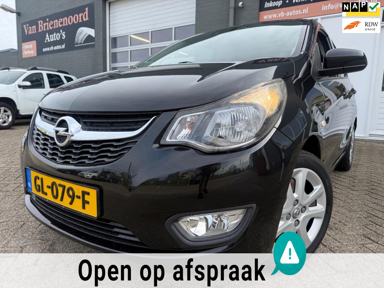 Opel Karl - 1.0 ecoFLEX Edition van 2de Eig in 5drs met parkeersensoren en airco en cruise controle - AutoWereld.nl