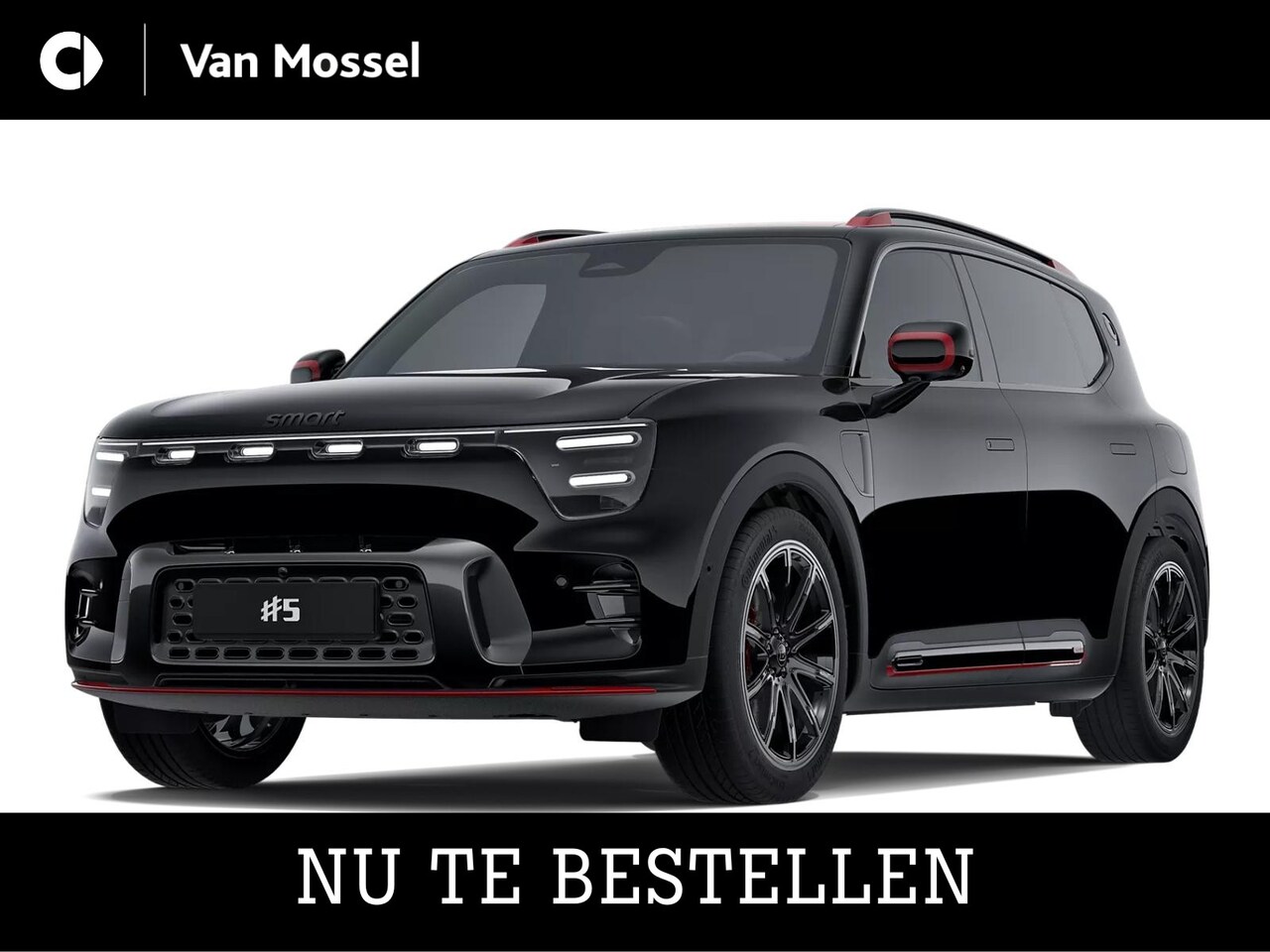 Smart #5 - BRABUS / Sennheiser®-audiosysteem met 20 luidsprekers/ 21" Monoblock Z / Geventileerde bes - AutoWereld.nl